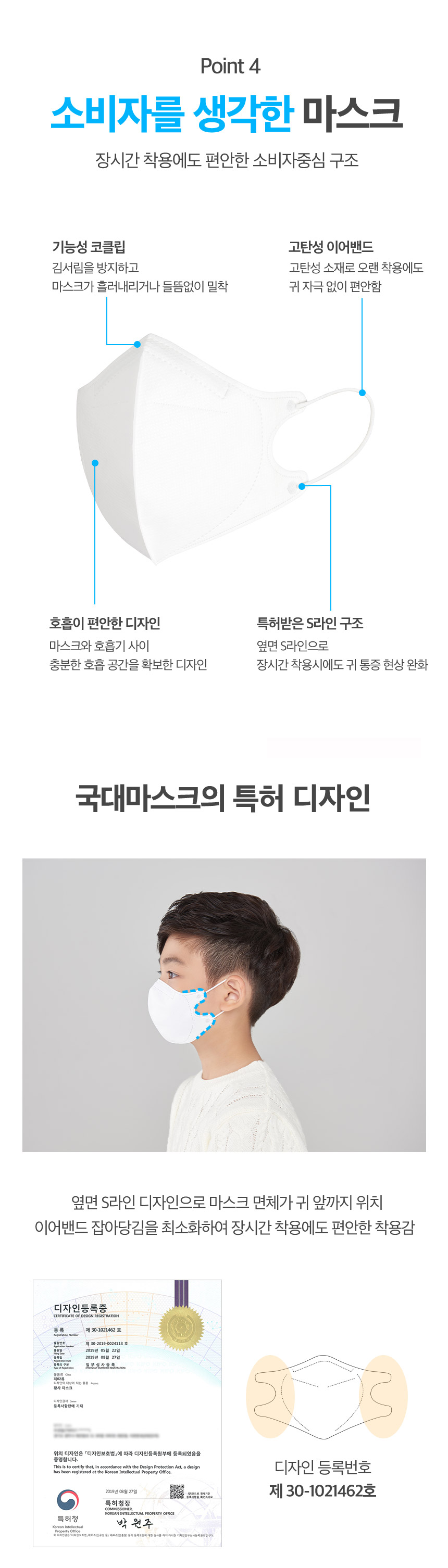 KF94 3D 크린 국대 황사 미세먼지 마스크 상세페이지 4